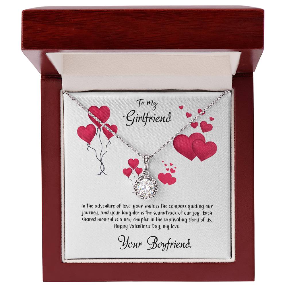 valentine-11c Eternal Hope Necklace, Gift to my Girlfriend with Beautiful Message Card