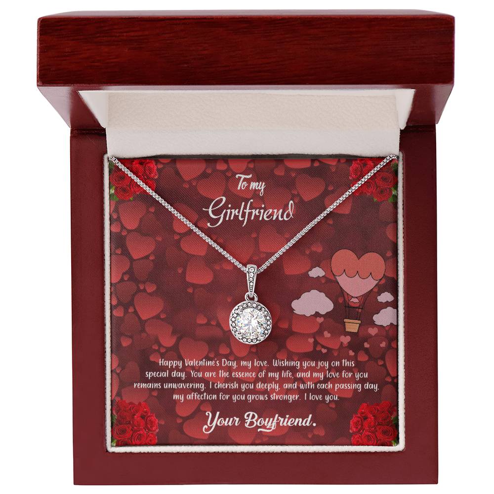 valentine-27c Eternal Hope Necklace, Gift to my Girlfriend with Beautiful Message Card