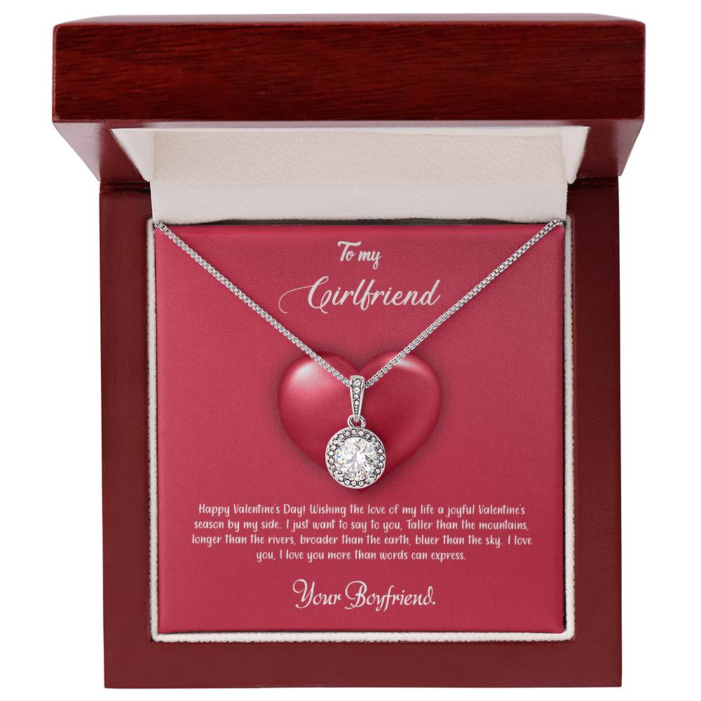 valentine-35c Eternal Hope Necklace, Gift to my Girlfriend with Beautiful Message Card