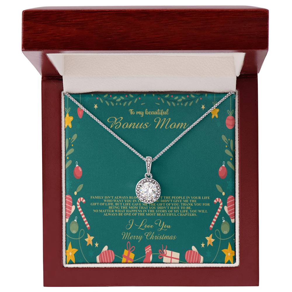 94098c Eternal Hope Necklace, Gift to my Stepmom with Beautiful Message Card