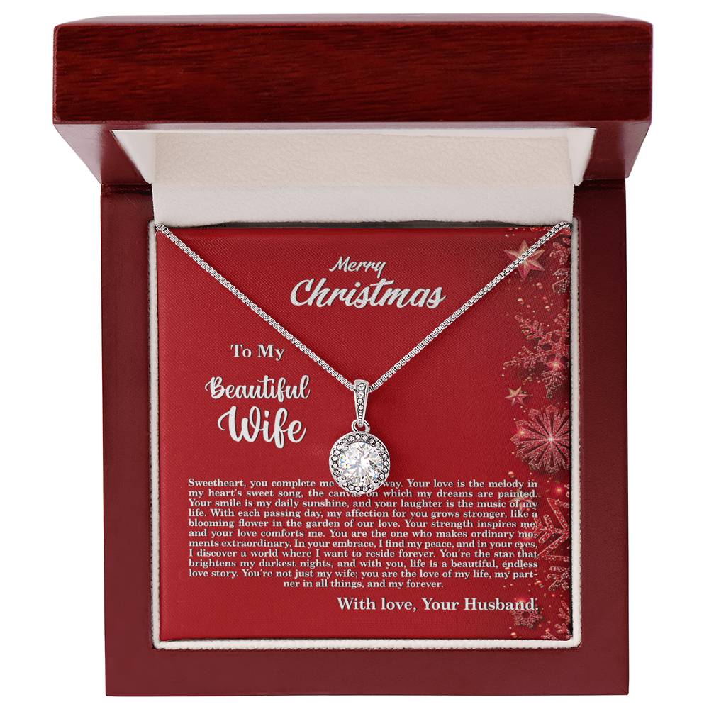 4013c Eternal Hope Necklace, Gift to My Wife with Beautiful Message Card