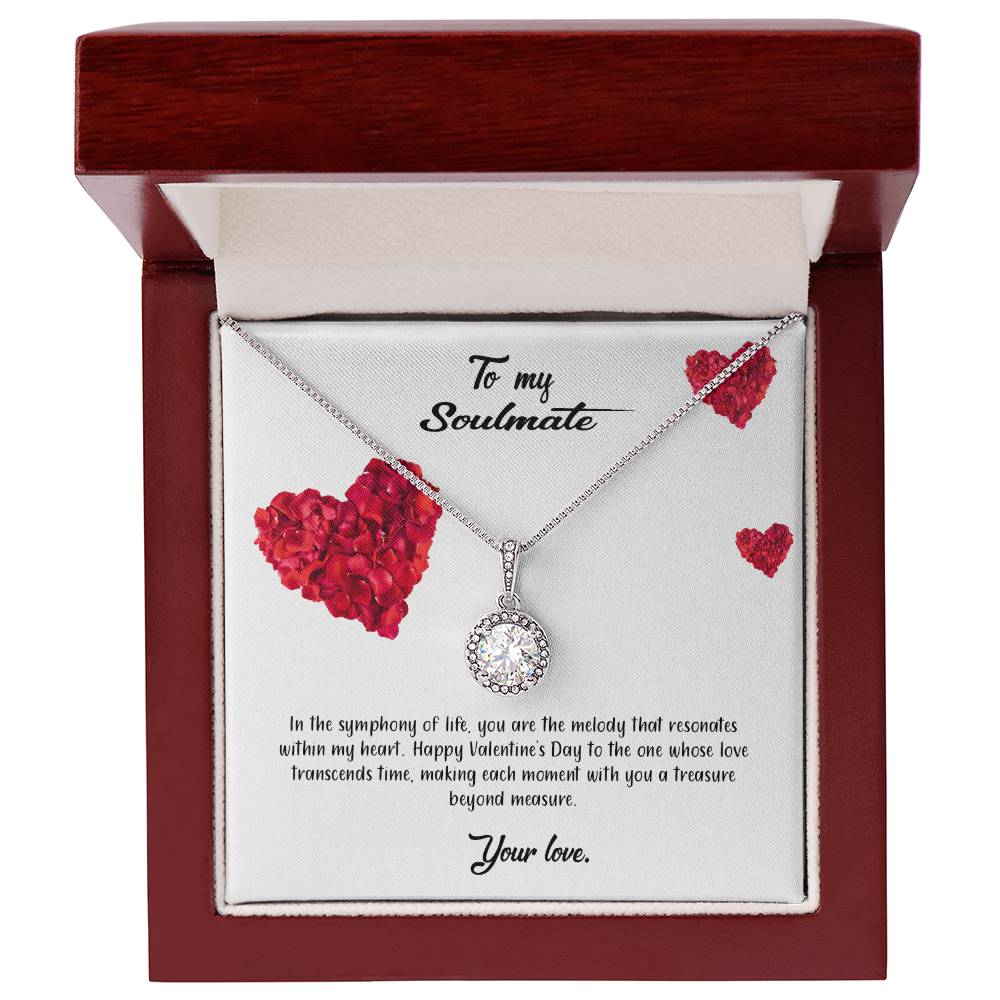 valentine-17b Eternal Hope Necklace, Gift to my Soulmate with Beautiful Message Card