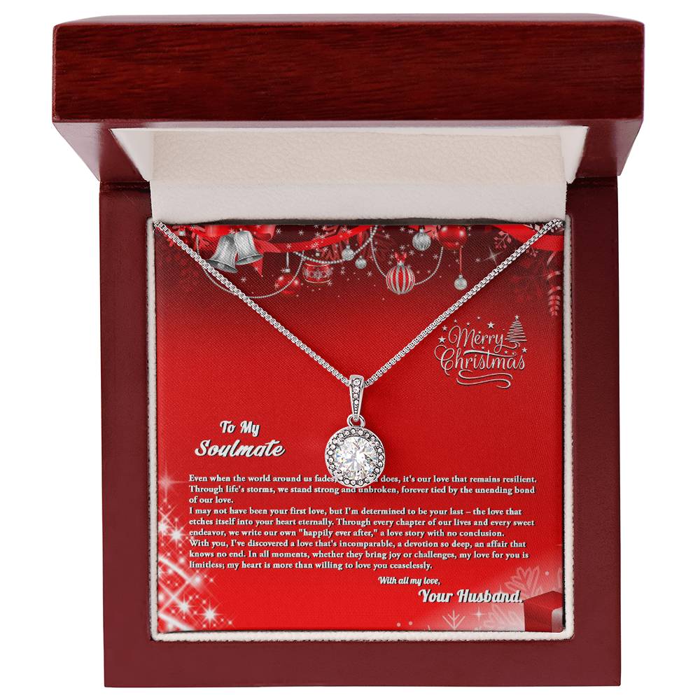 4007b Eternal Hope Necklace, Gift to My Soulmate with Beautiful Message Card