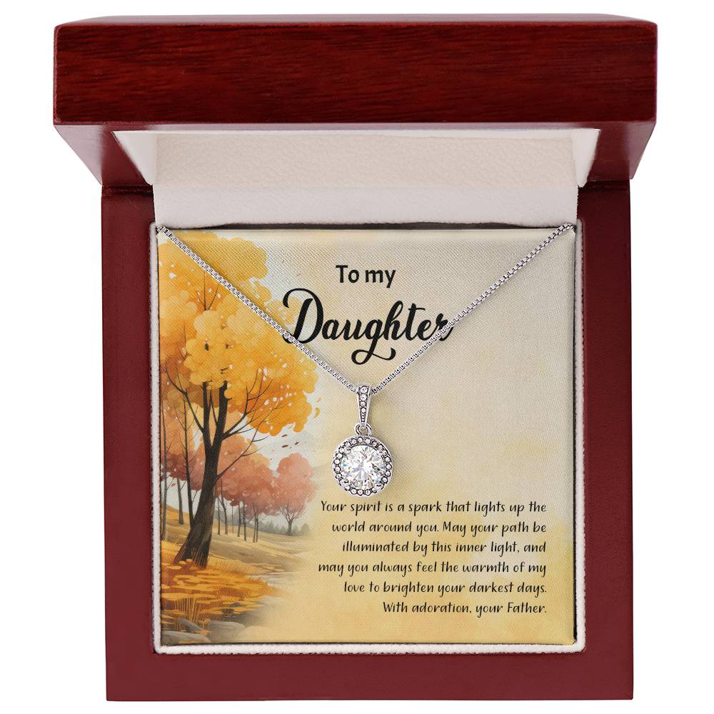 4041a Eternal Hope Necklace, Gift to my Daughter with Beautiful Message Card