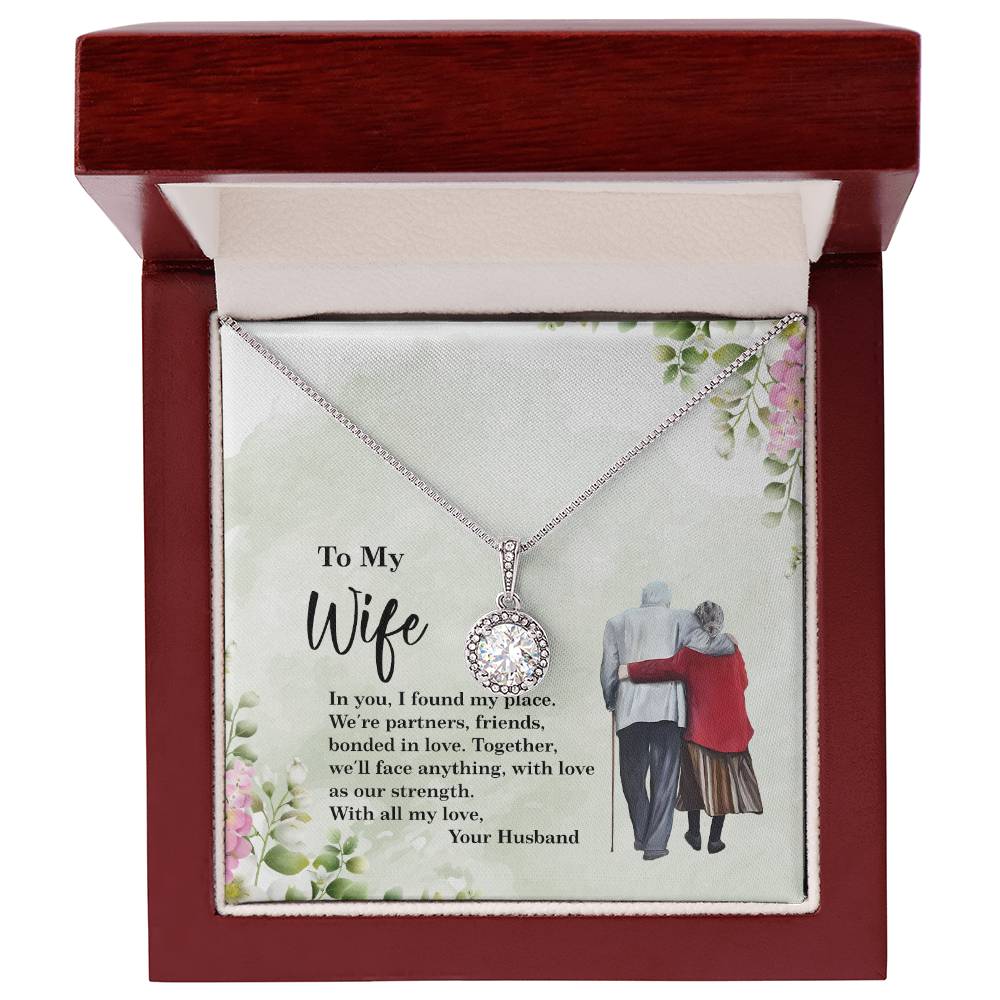 4028a Eternal Hope Necklace, Gift to My Wife with Beautiful Message Card