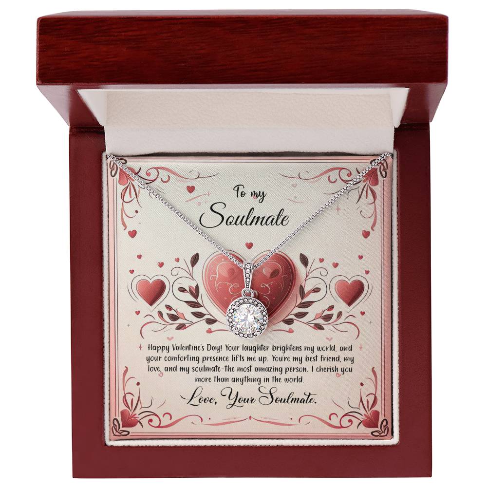 Valentine-st12b Eternal Hope Necklace, Gift to my Soulmate with Beautiful Message Card