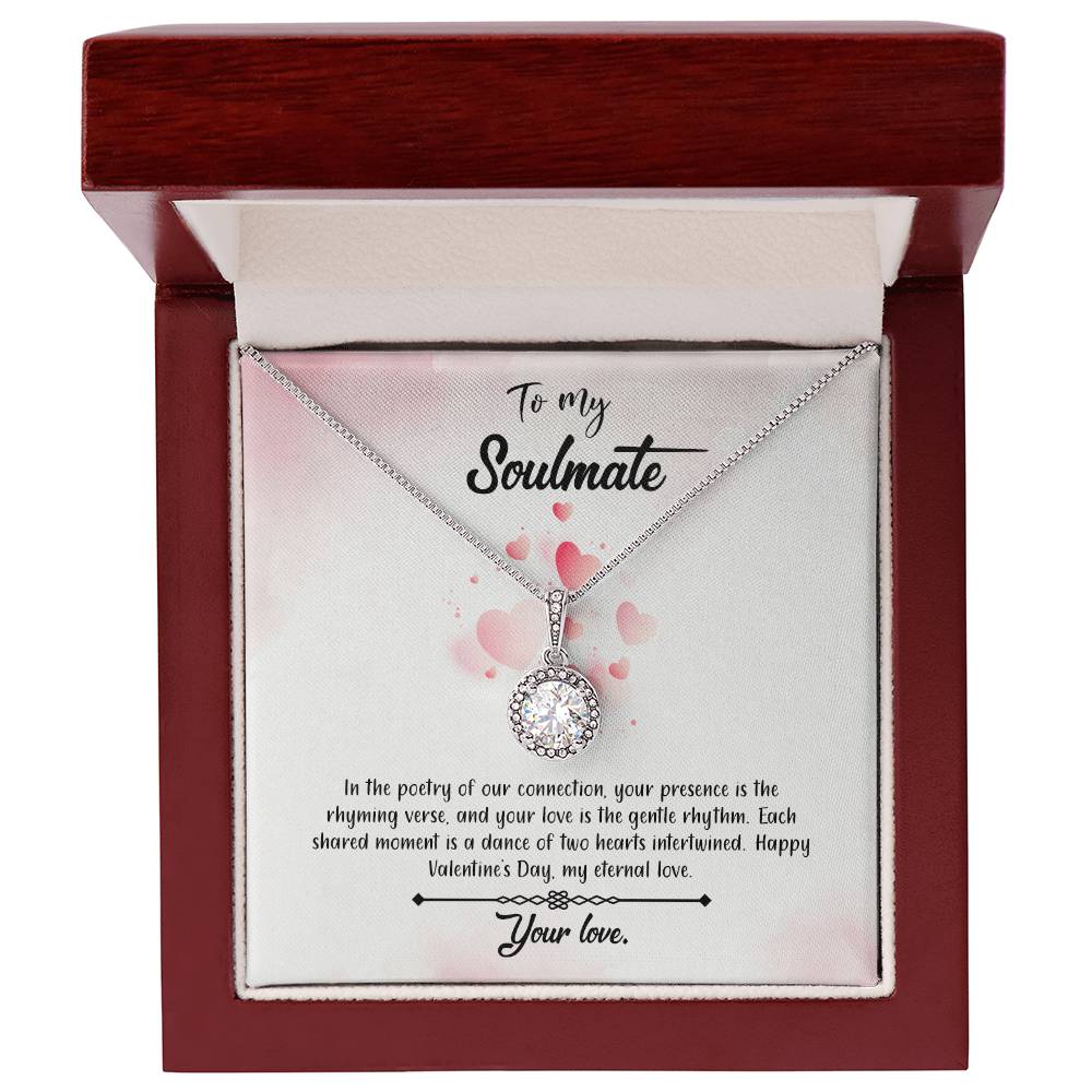 valentine-12b Eternal Hope Necklace, Gift to my Soulmate with Beautiful Message Card