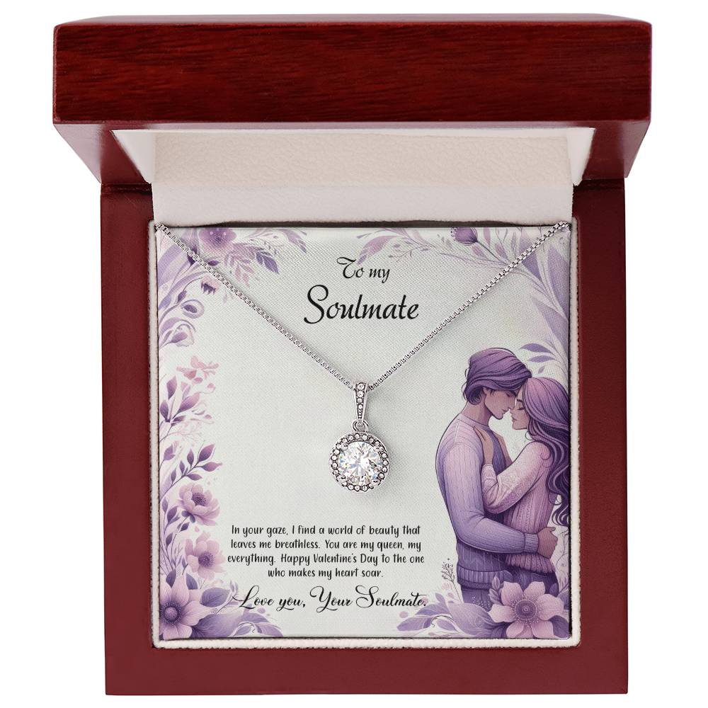 Valentine-st24b Eternal Hope Necklace, Gift to my Soulmate with Beautiful Message Card