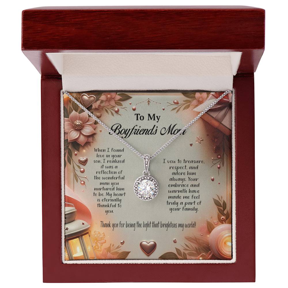 4044a Eternal Hope Necklace, Gift to my Boyfriend's Mom with Beautiful Message Card