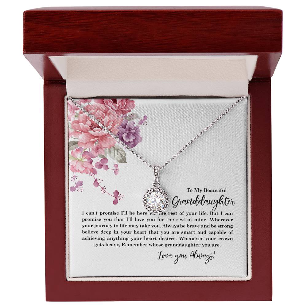 4027c Eternal Hope Necklace, Gift to my Granddaughter with Beautiful Message Card