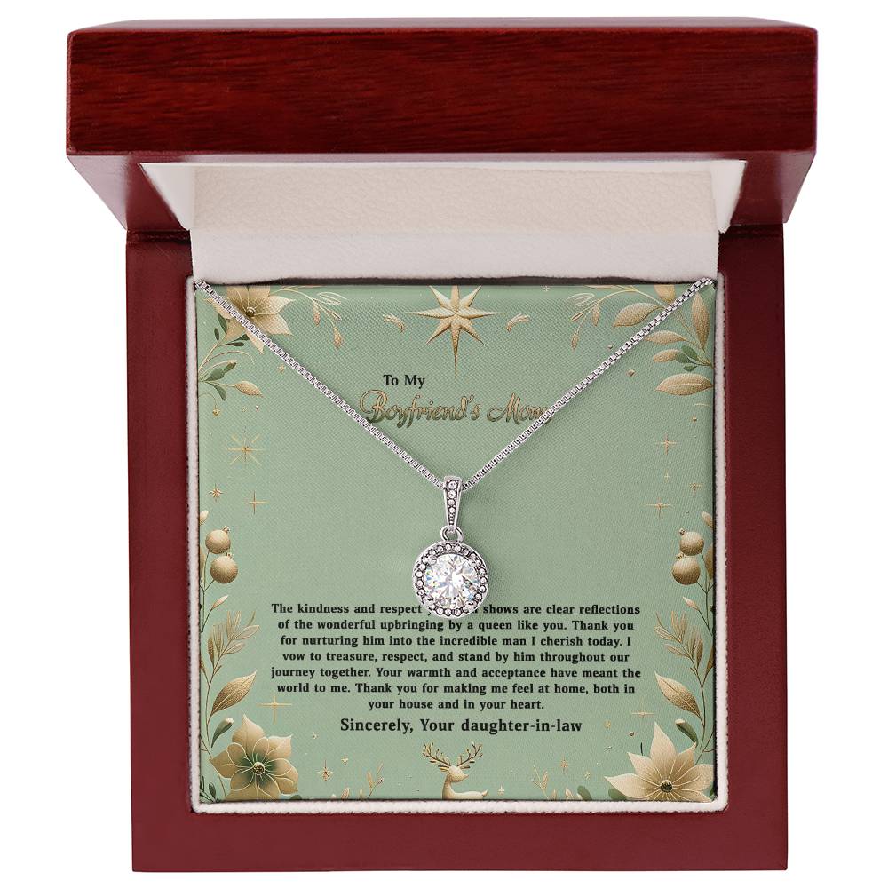 4047a Eternal Hope Necklace, Gift to my Boyfriend's Mom with Beautiful Message Card