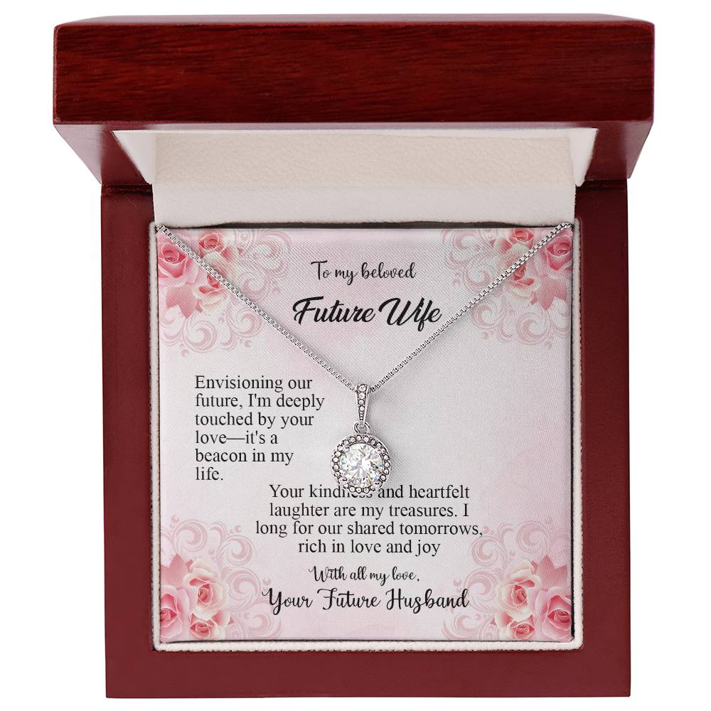 4036b Eternal Hope Necklace, Gift to my Future Wife with Beautiful Message Card