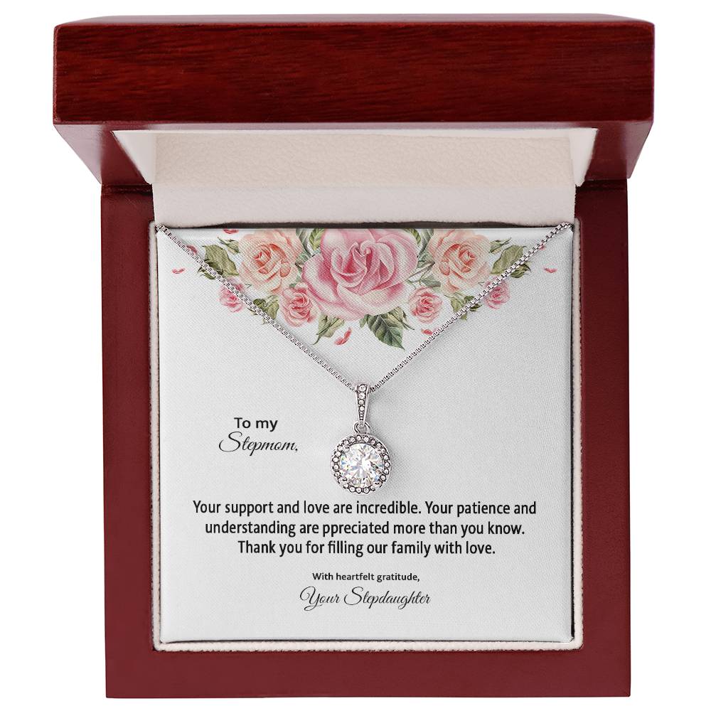 4031d Eternal Hope Necklace, Gift to my Stepmom with Beautiful Message Card