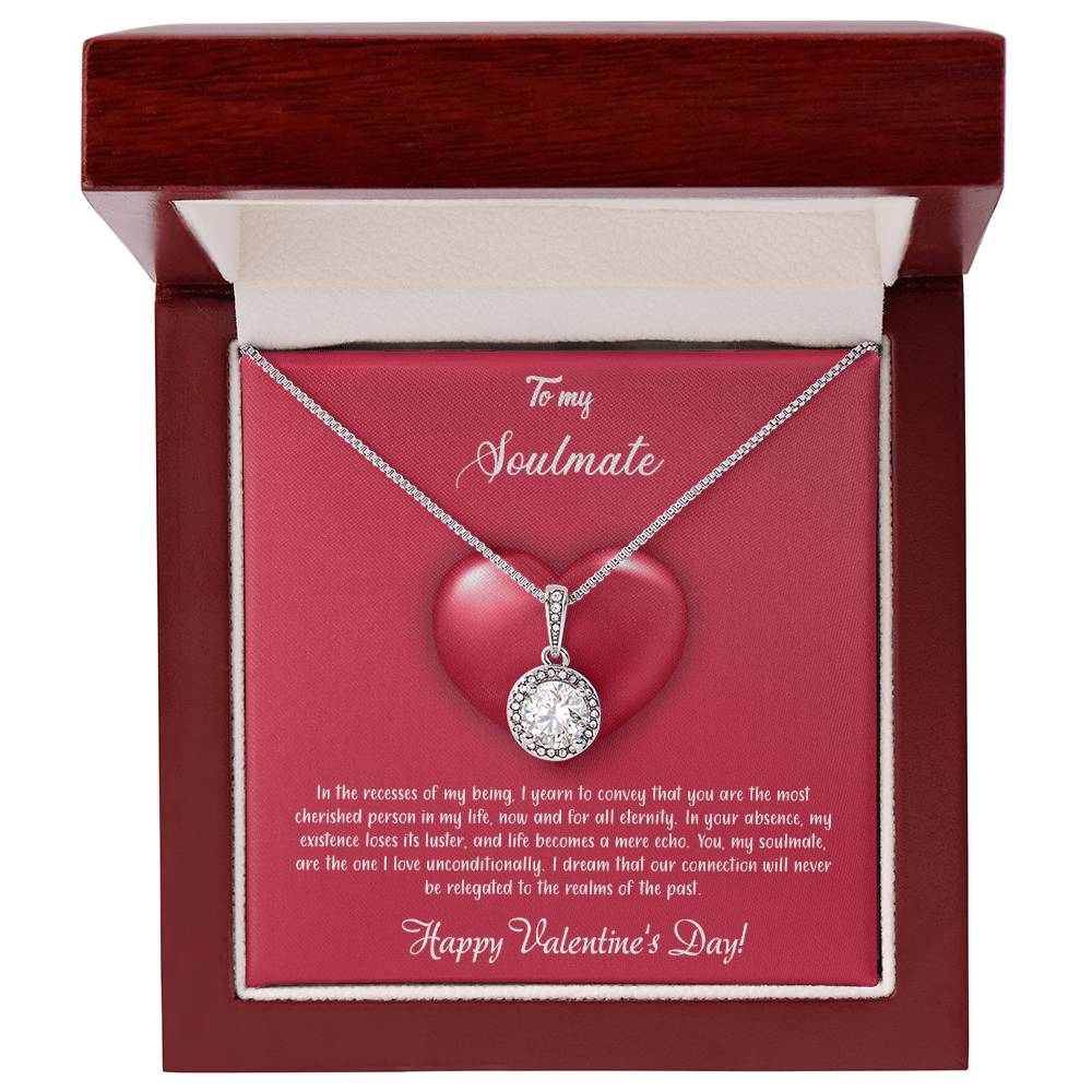 valentine-35b Eternal Hope Necklace, Gift to my Soulmate with Beautiful Message Card