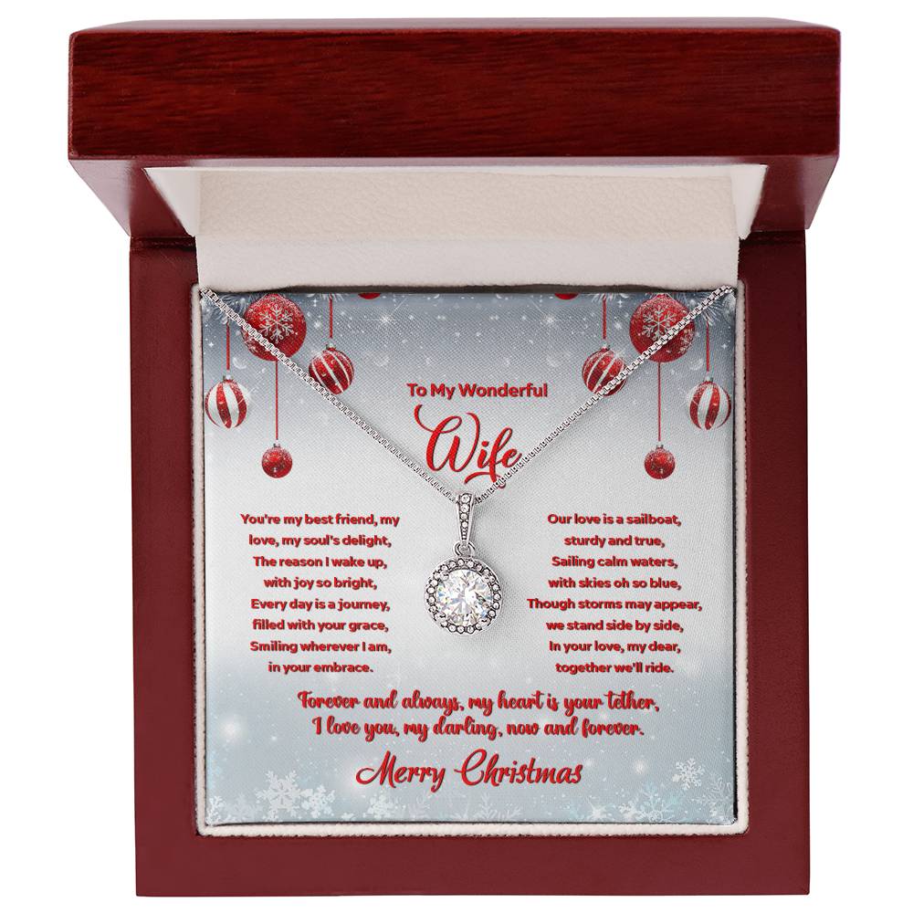 4012c Eternal Hope Necklace, Gift to My Wife with Beautiful Message Card