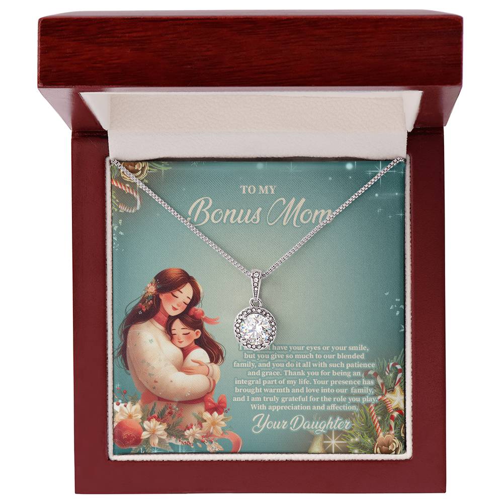 4024c Eternal Hope Necklace, Gift to my Stepmom with Beautiful Message Card