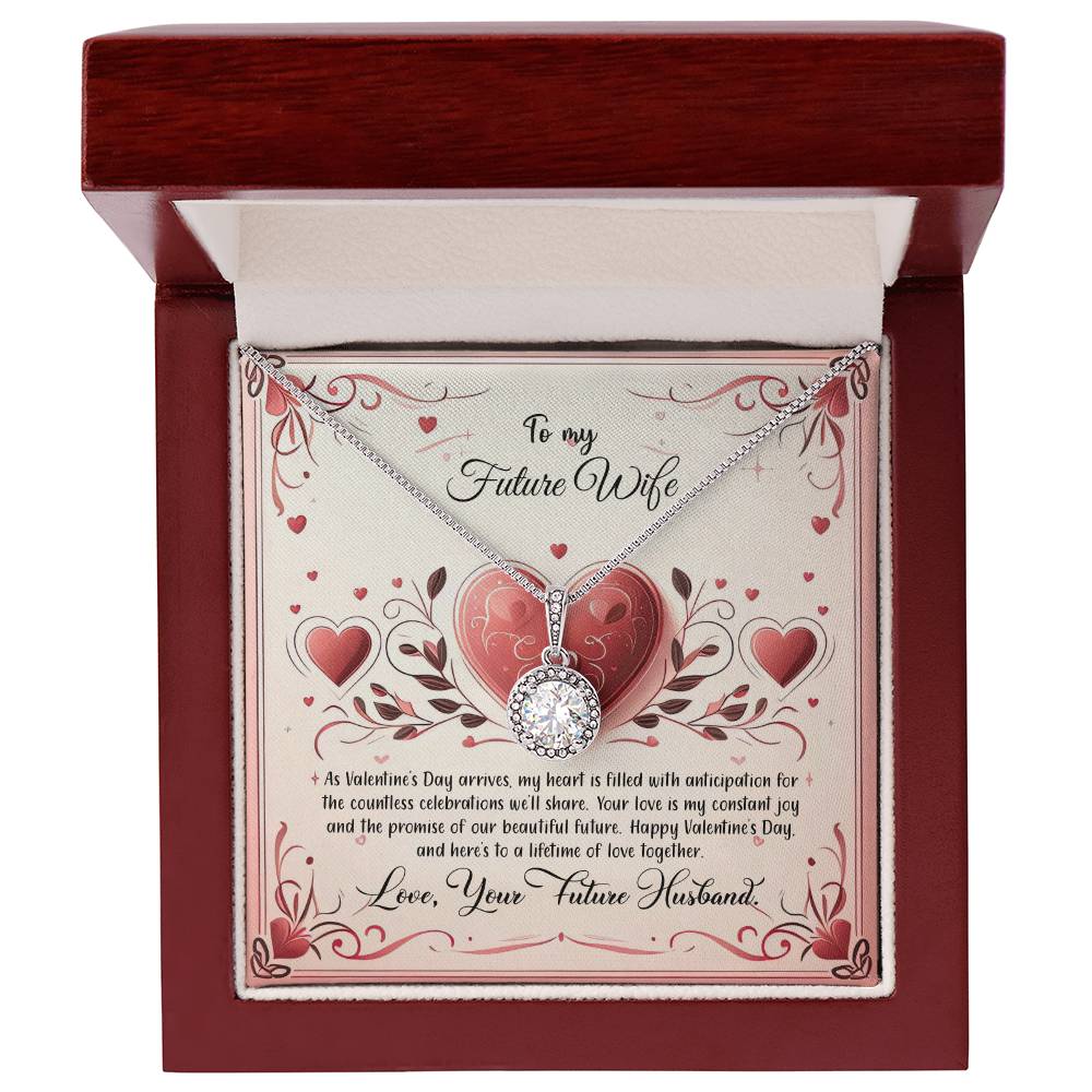 Valentine-st12d  Eternal Hope Necklace, Gift to my Future Wife with Beautiful Message Card