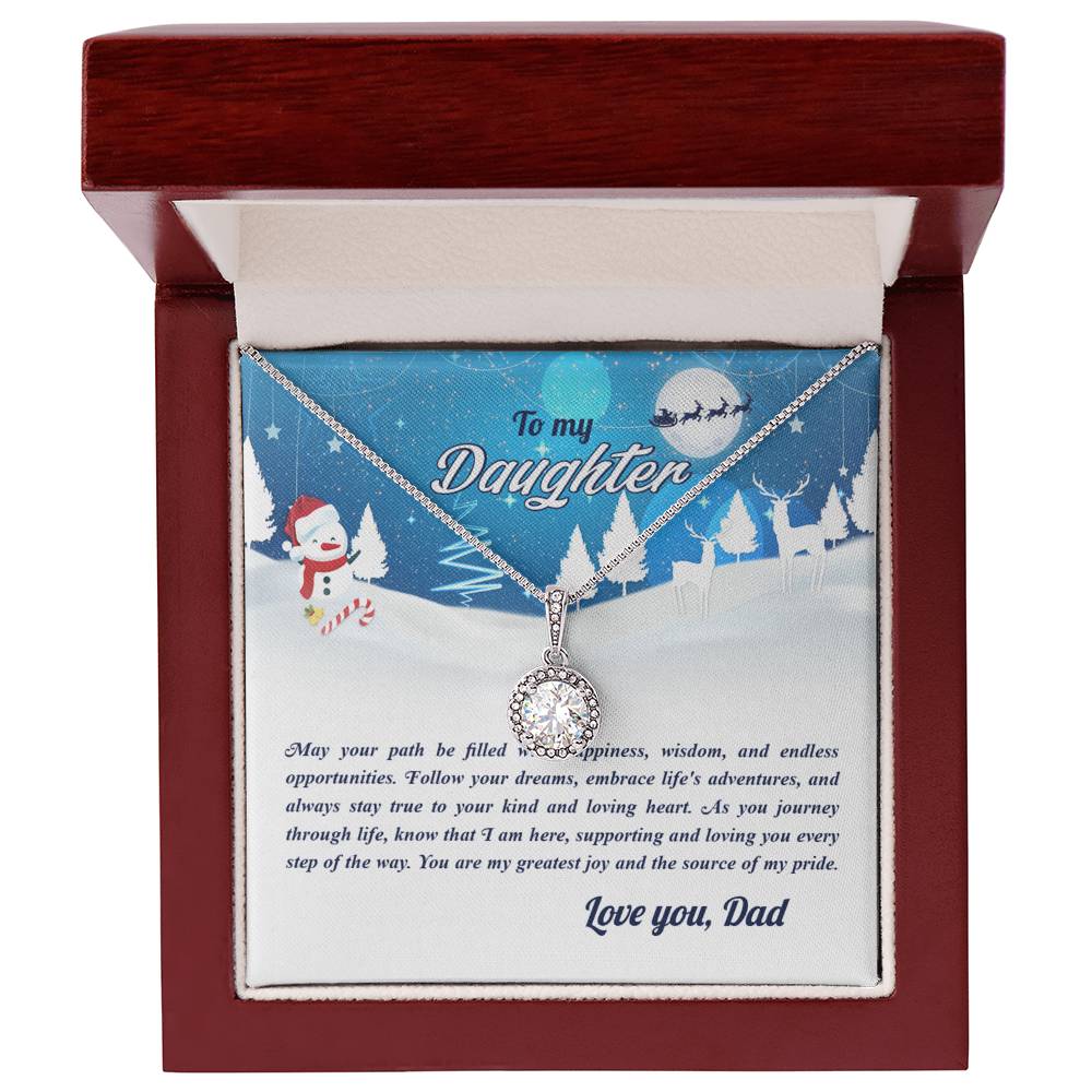 4008a Eternal Hope Necklace, Gift to my Daughter with Beautiful Message Card