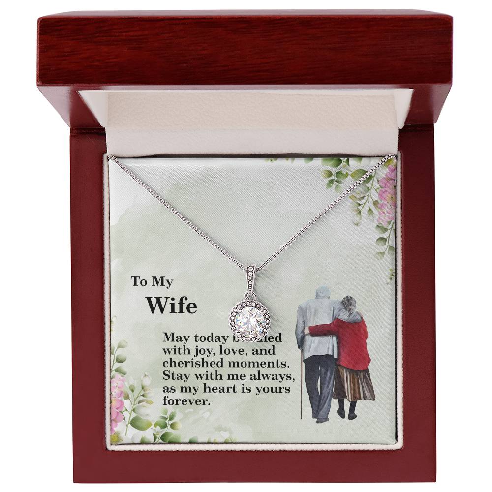 4028 Eternal Hope Necklace, Gift to My Wife with Beautiful Message Card