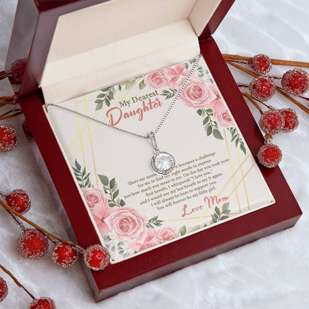 4021b Eternal Hope Necklace, Gift to my Daughter with Beautiful Message Card