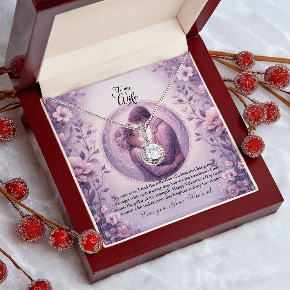 Valentine-st26a Eternal Hope Necklace, Gift to my Wife with Beautiful Message Card.