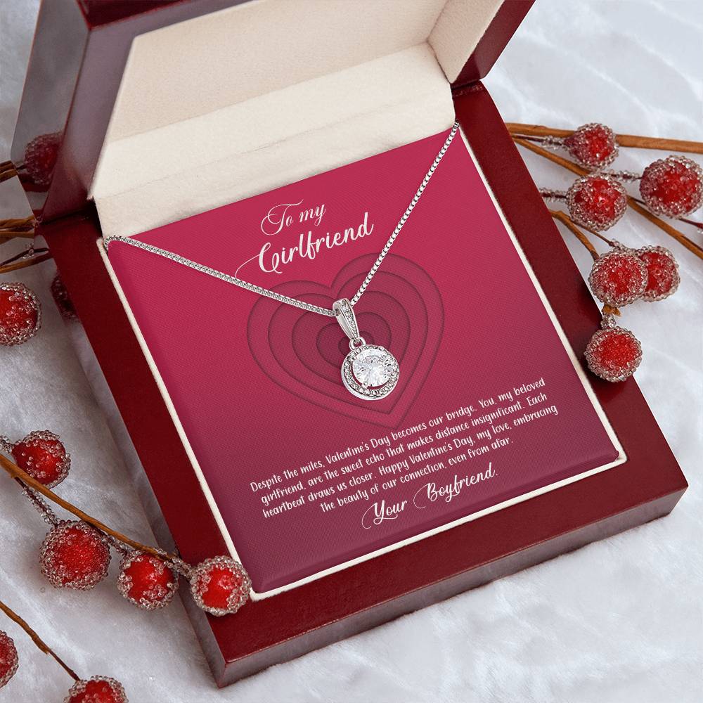 valentine-9c Eternal Hope Necklace, Gift to my Girlfriend with Beautiful Message Card