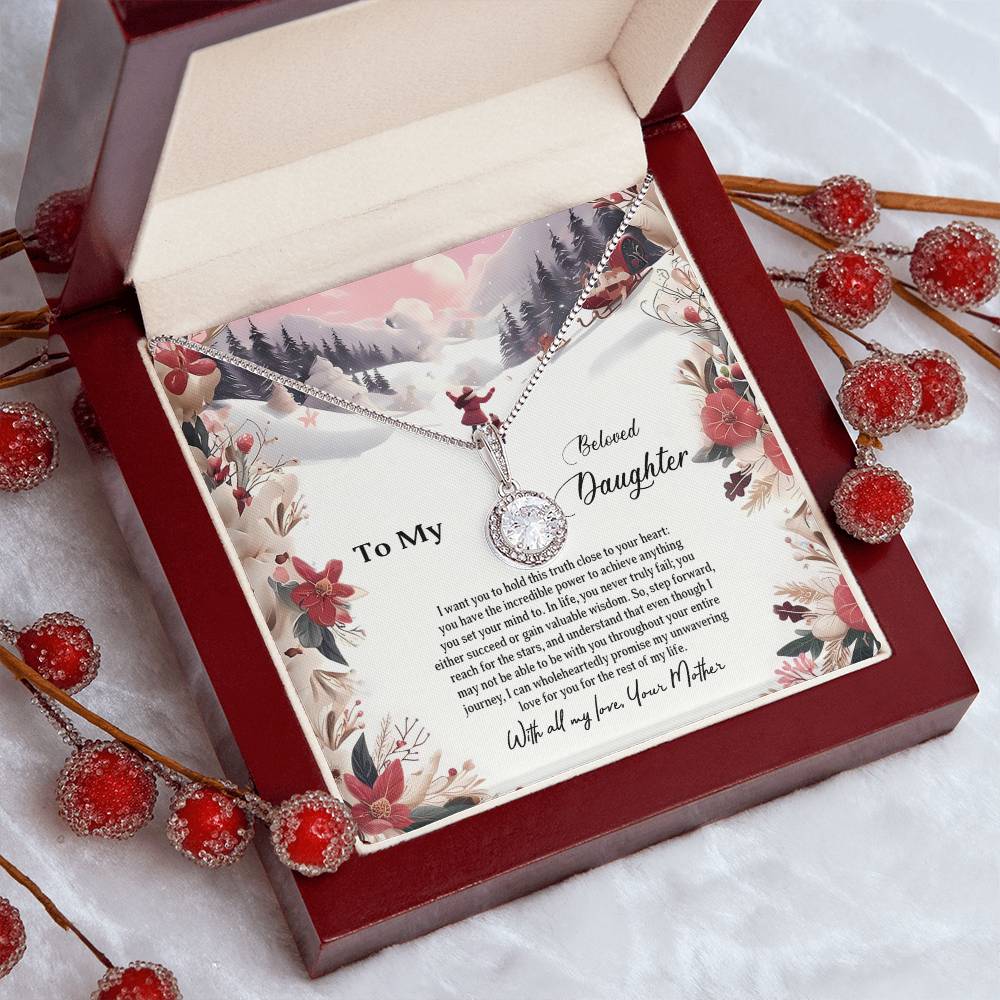 4023c Eternal Hope Necklace, Gift to my Daughter with Beautiful Message Card