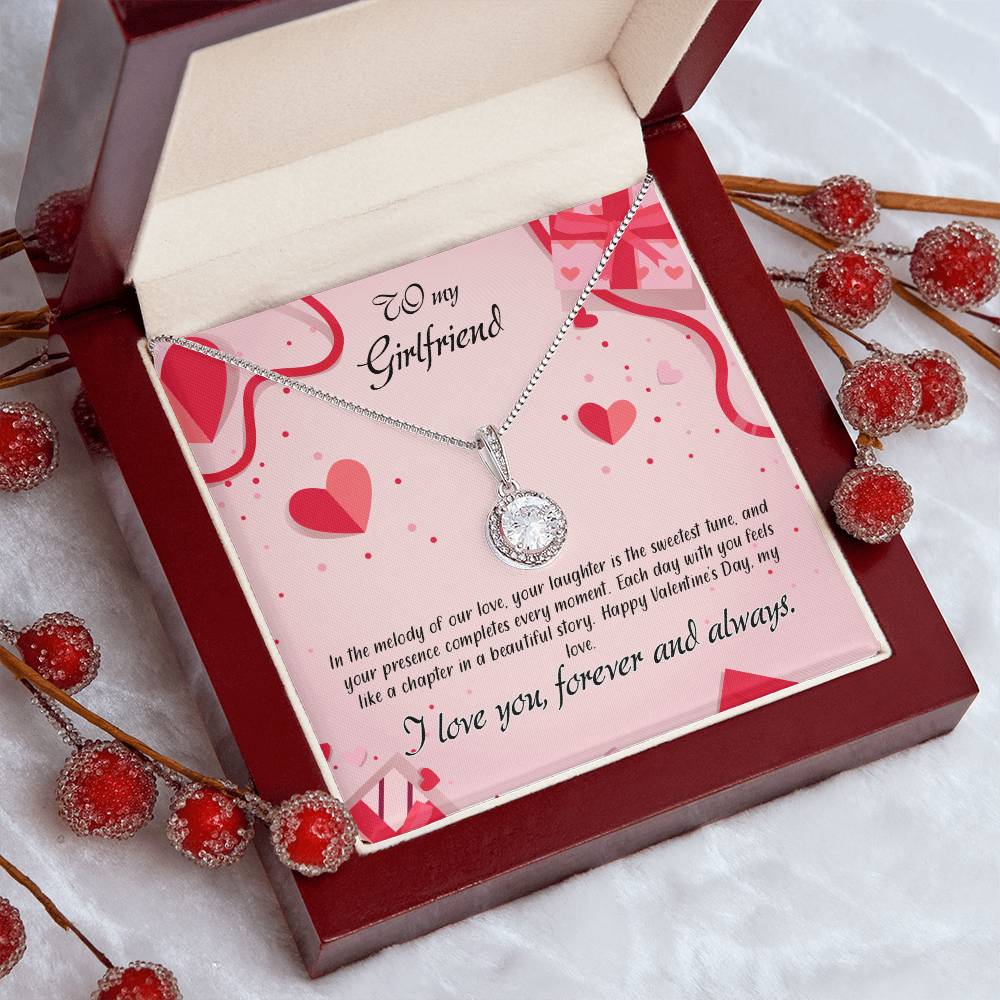 valentine-15c Eternal Hope Necklace, Gift to my Girlfriend with Beautiful Message Card