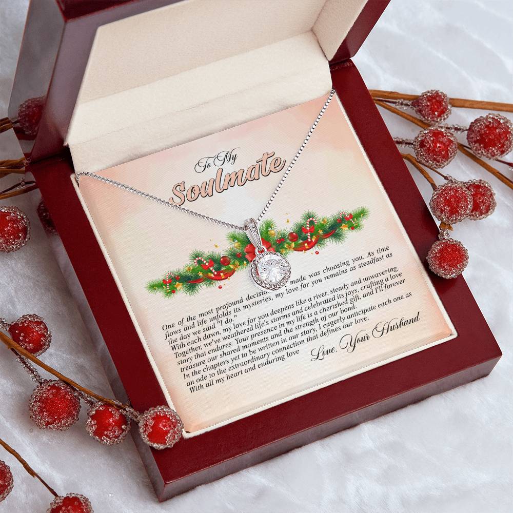 4009c Eternal Hope Necklace, Gift to My Soulmate with Beautiful Message Card