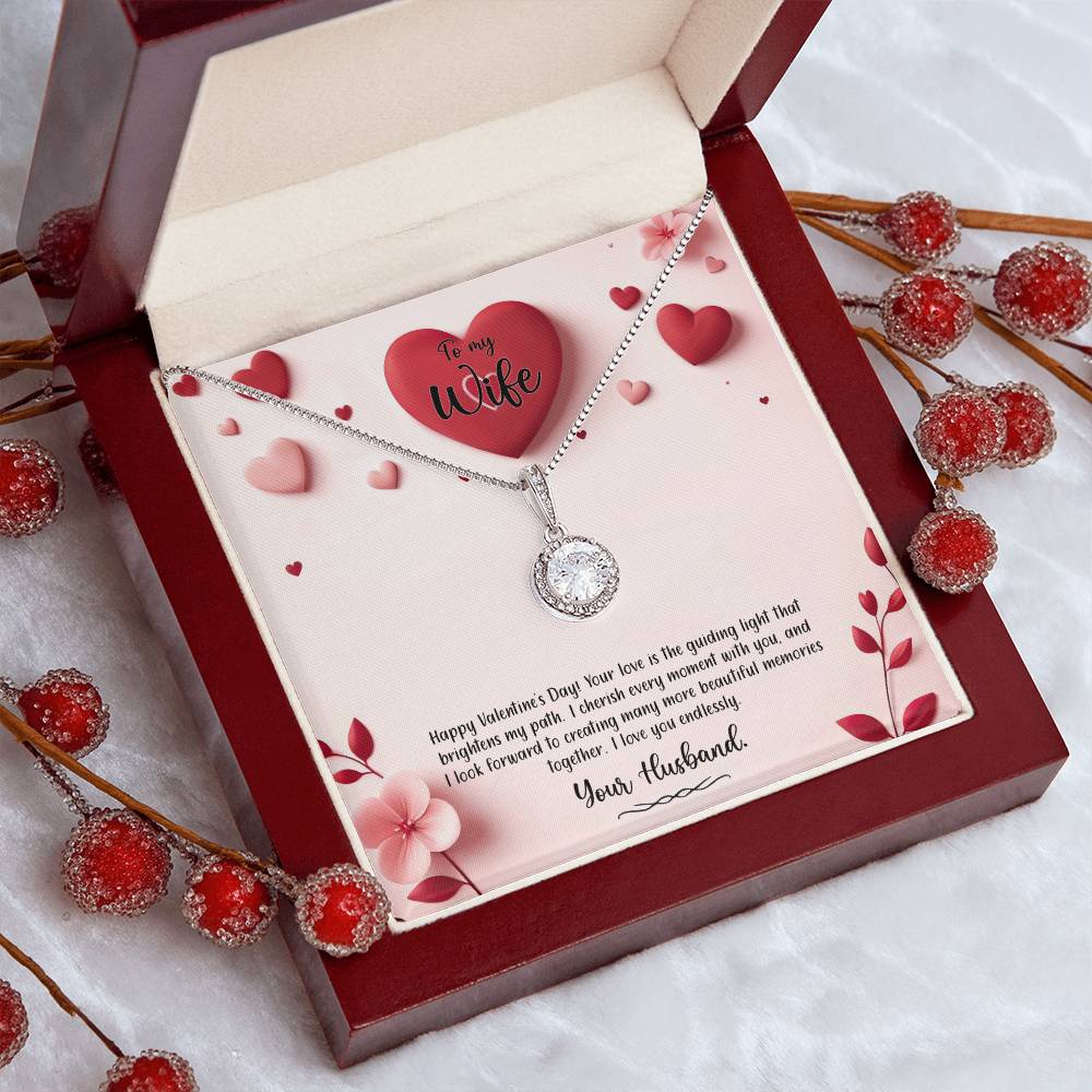 Valentine-st6a Eternal Hope Necklace, Gift to my Wife with Beautiful Message Card.