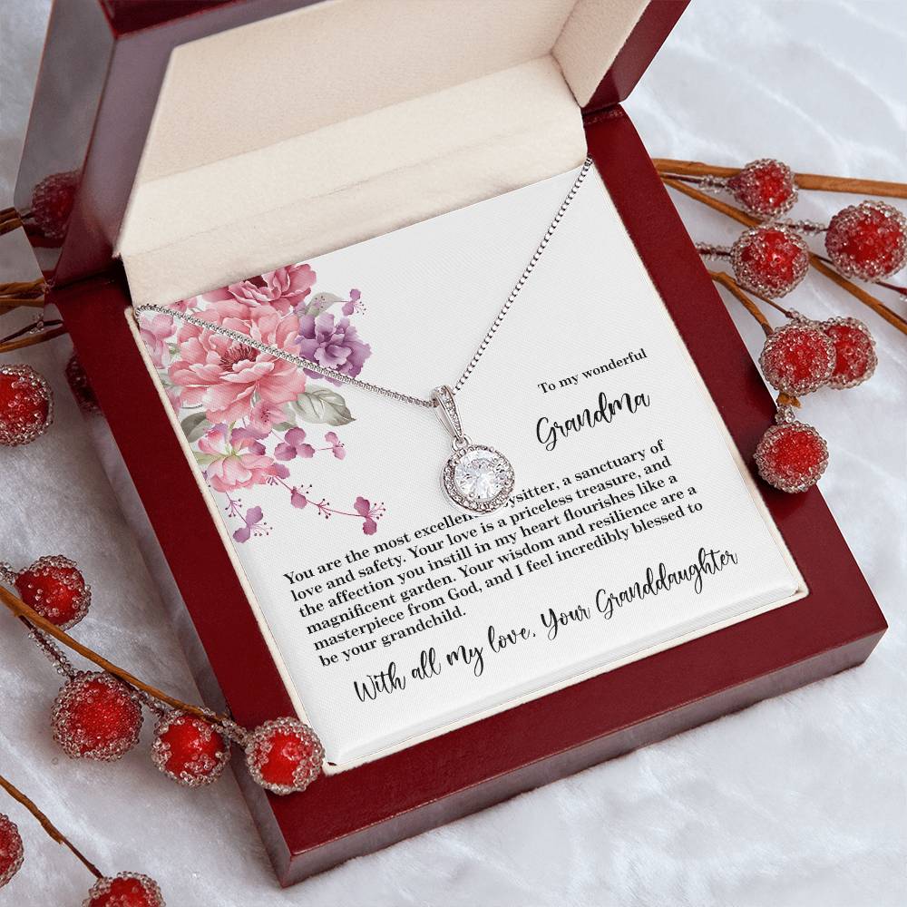 4027d Eternal Hope Necklace, Gift to my Grandma with Beautiful Message Card