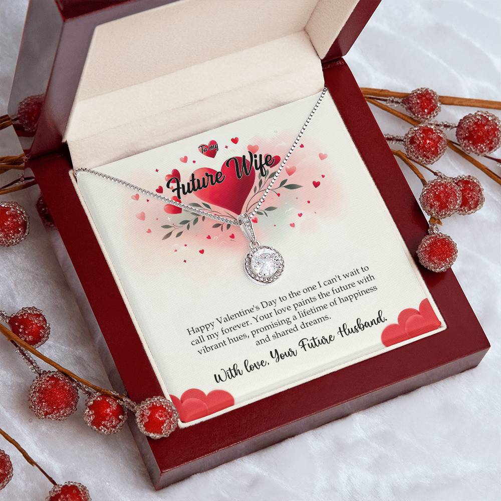 Valentine-st11d  Eternal Hope Necklace, Gift to my Future Wife with Beautiful Message Card