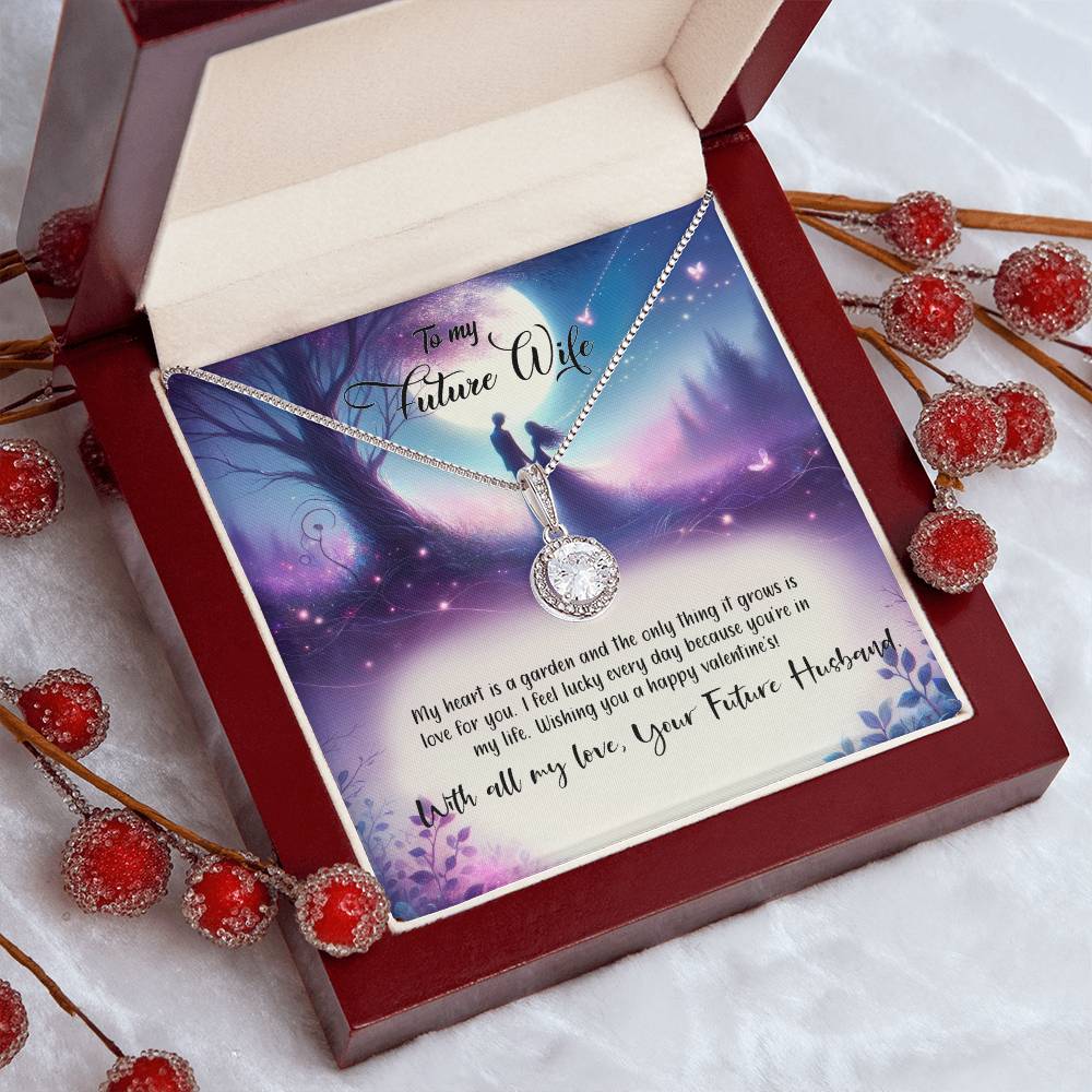 Valentine-st19d  Eternal Hope Necklace, Gift to my Future Wife with Beautiful Message Card