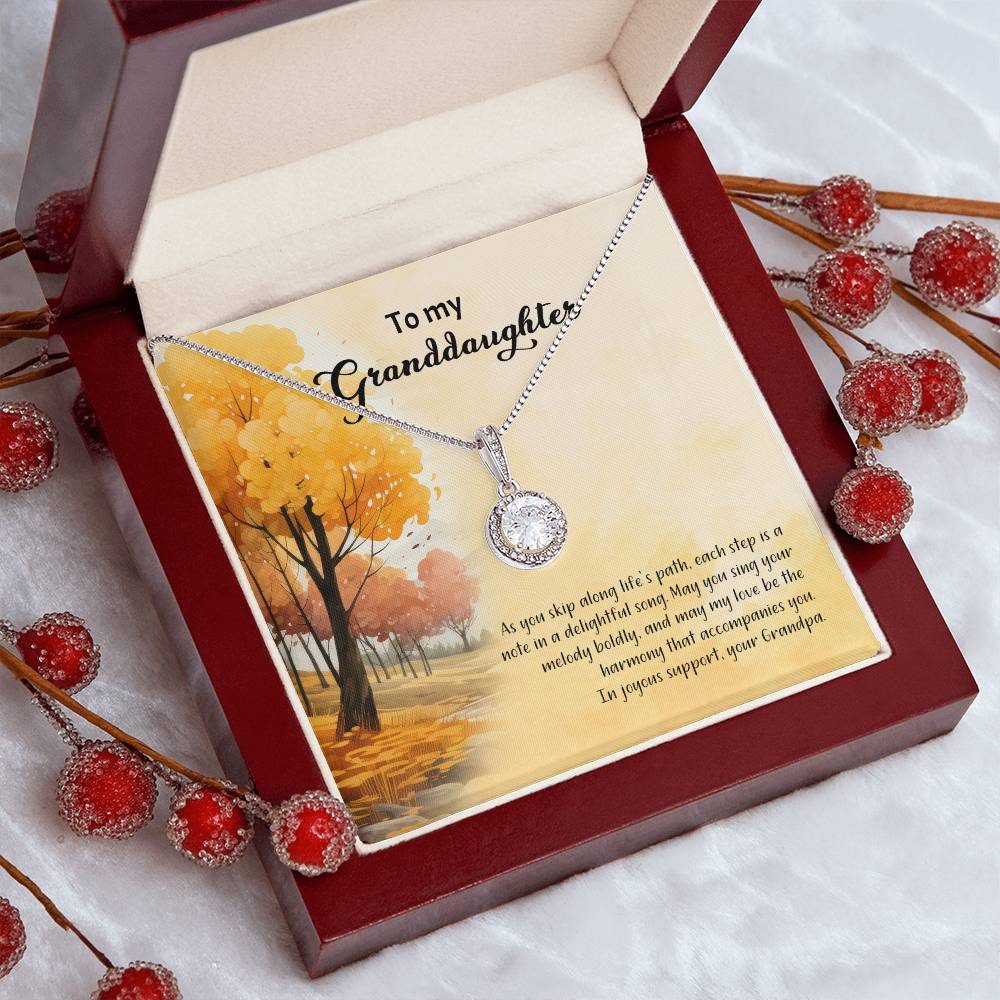 4041d Eternal Hope Necklace, Gift to my Granddaughter with Beautiful Message Card