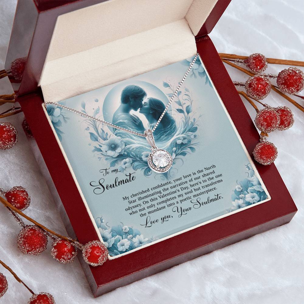 Valentine-st29b Eternal Hope Necklace, Gift to my Soulmate with Beautiful Message Card