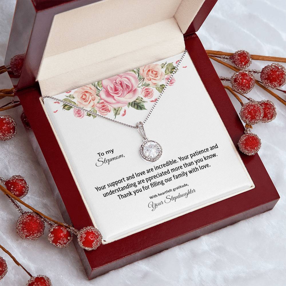 4031d Eternal Hope Necklace, Gift to my Stepmom with Beautiful Message Card