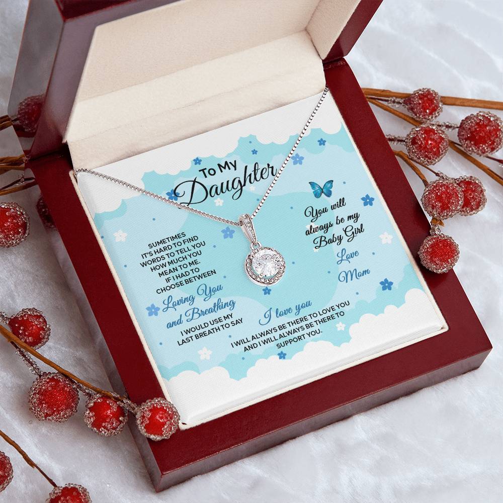 4019a Eternal Hope Necklace, Gift to my Daughter with Beautiful Message Card