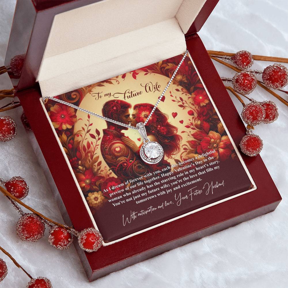 Valentine-st31d  Eternal Hope Necklace, Gift to my Future Wife with Beautiful Message Card