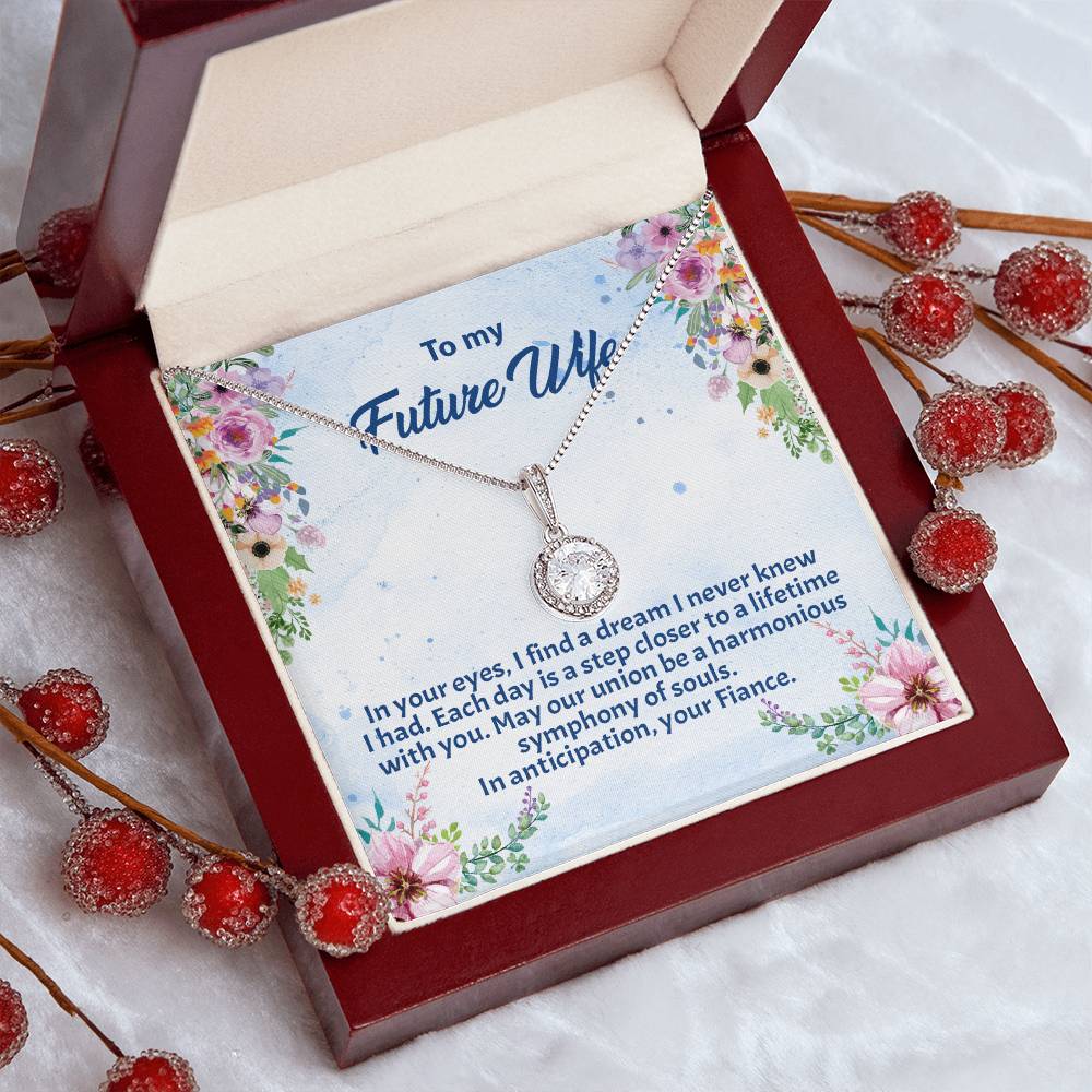 4038c Eternal Hope Necklace, Gift to my Future Wife with Beautiful Message Card