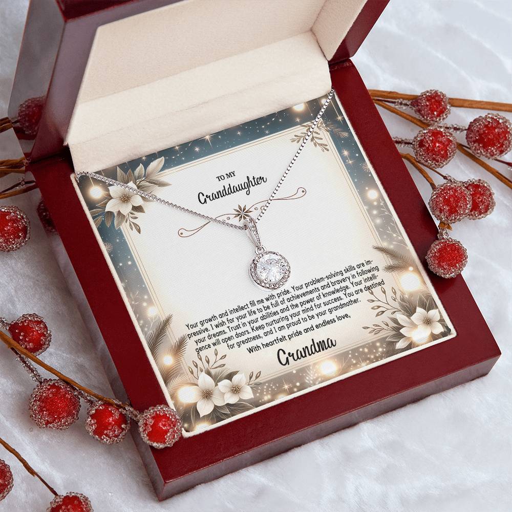 4055(a) Eternal Hope Necklace, Gift to my Granddaughter with Beautiful Message Card