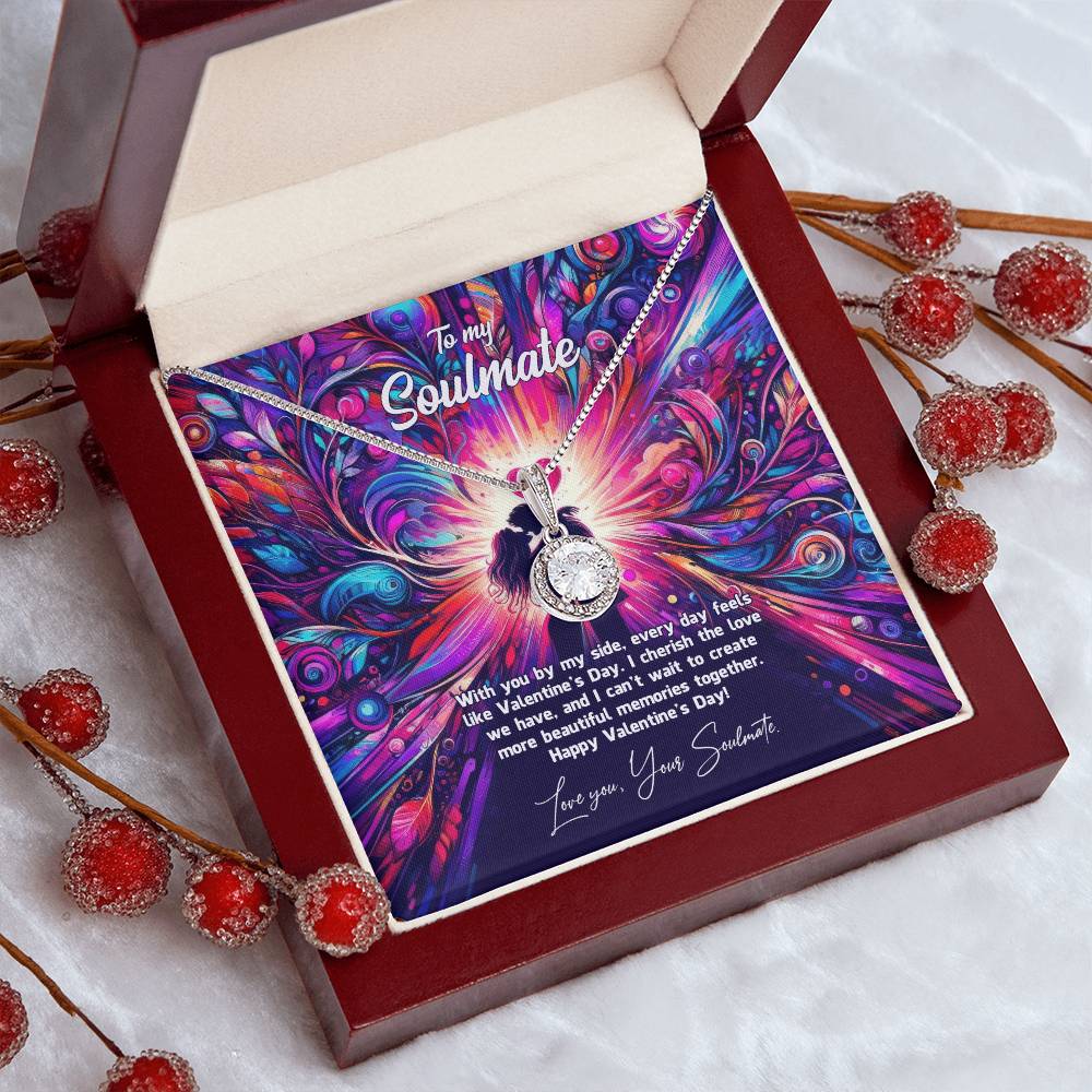 Valentine-st20b Eternal Hope Necklace, Gift to my Soulmate with Beautiful Message Card