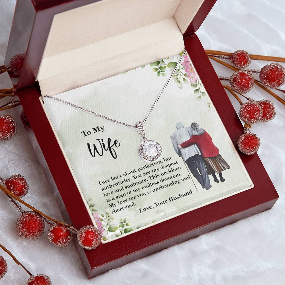 4028b Eternal Hope Necklace, Gift to My Wife with Beautiful Message Card