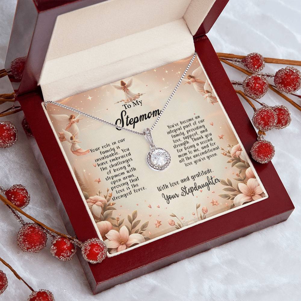 4052b Eternal Hope Necklace, Gift to my Stepmom with Beautiful Message Card