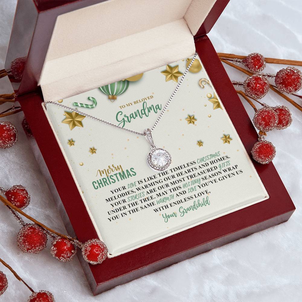 94387c Eternal Hope Necklace, Gift to my Grandma with Beautiful Message Card