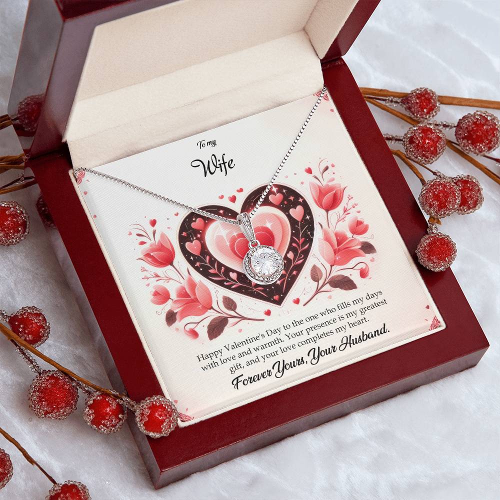 Valentine-st5a Eternal Hope Necklace, Gift to my Wife with Beautiful Message Card.