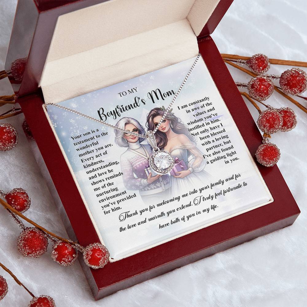 95311a Eternal Hope Necklace, Gift to my Boyfriend's Mom with Beautiful Message Card