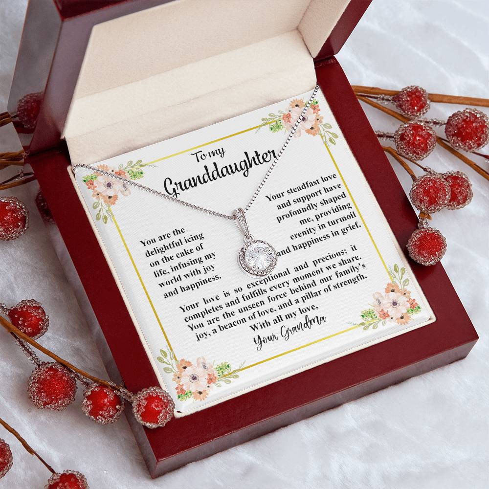 4032c Eternal Hope Necklace, Gift to my Granddaughter with Beautiful Message Card