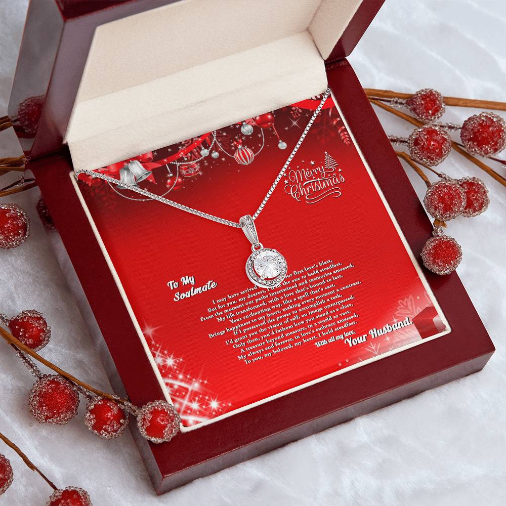 4007a Eternal Hope Necklace, Gift to My Soulmate with Beautiful Message Card