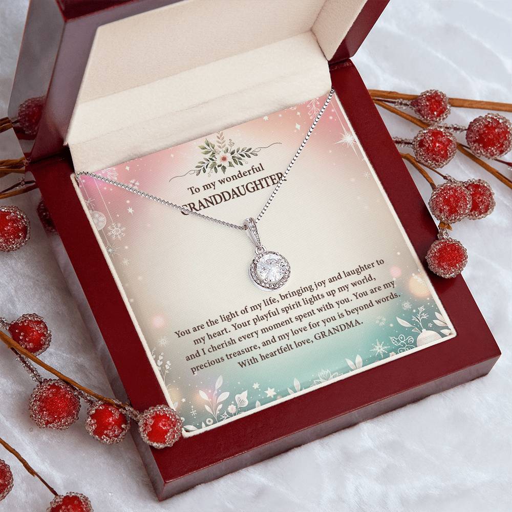 4057a Eternal Hope Necklace, Gift to my Granddaughter with Beautiful Message Card