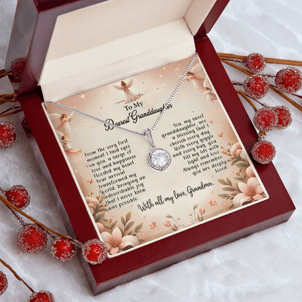 4052a Eternal Hope Necklace, Gift to my Granddaughter with Beautiful Message Card